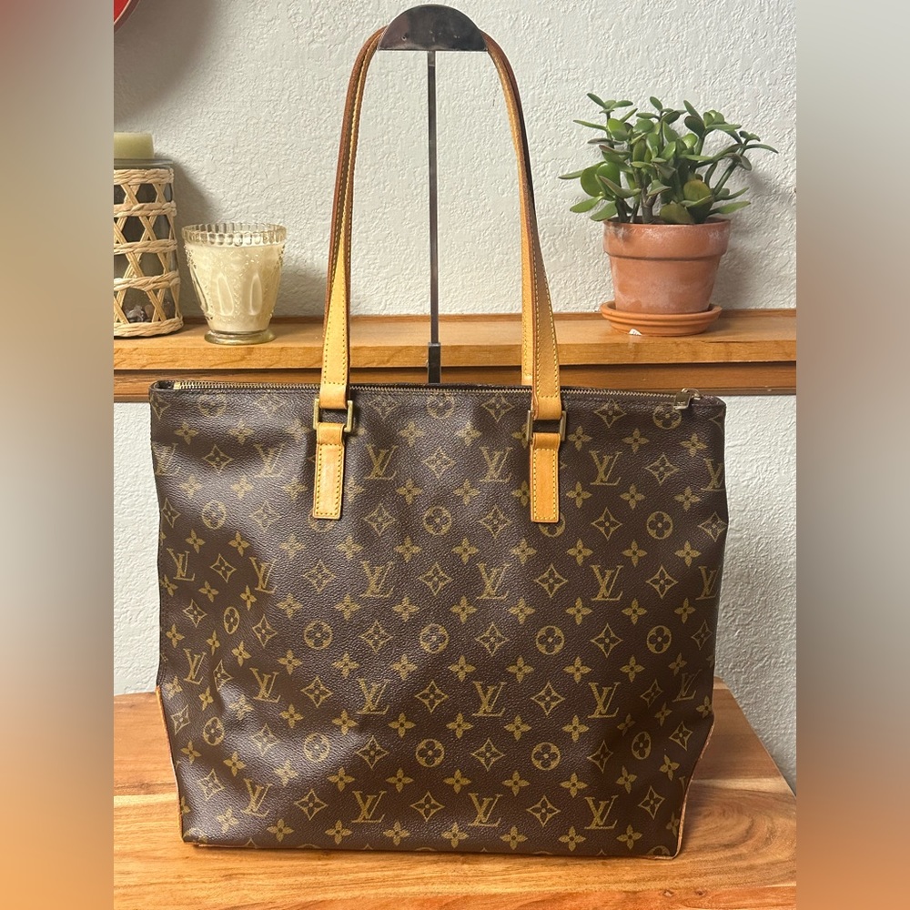 **SOLD** Louis Vuitton Monogram Cabas Mezzo Tote - Picture 2 of 9